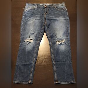 WOMEN'S OLD NAVY BOYFRIEND SKINNY JEANS SIZE 14-  EXCELLENT USED C…